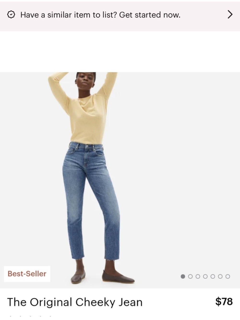 Everlane cheeky jean 26